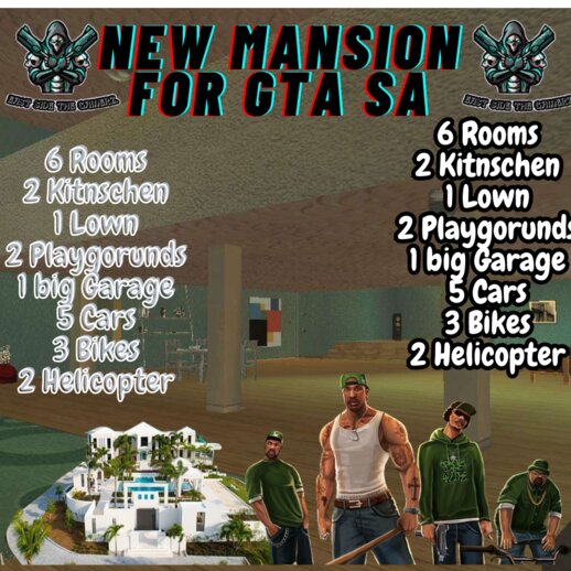 New Mansion / Villa For Gta SA