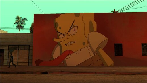 Mural Anime SpongeBob