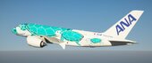 Airbus A380-800 All Nippon Airlines (Turtles takes the Sky) Livery (PaintJob)