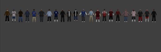 Crips & Bloods Skinpack