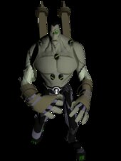 Frankenstrike o Frankentrueno especie Transylian de Ben 10 Clásico de 2005