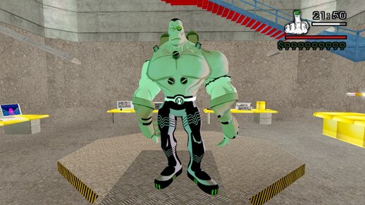 Frankenstrike o Frankentrueno especie Transylian de Ben 10 Clásico de 2005