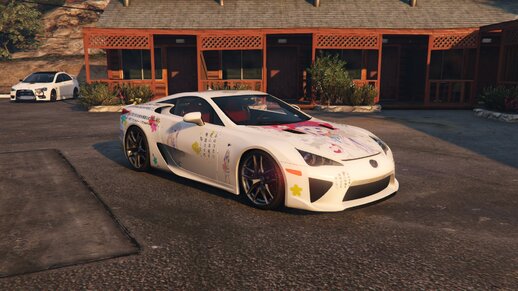 Lexus LFA [Anohana: The Flower We Saw That Day] Livery(痛車/Itasha) Package