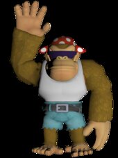 Funky Kong de Donkey Kong Country Tropical Freeze de Wii U