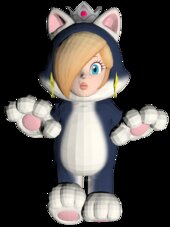 Rosalina Cat Suit o con traje de gato de Super Mario 3D World de Wii U