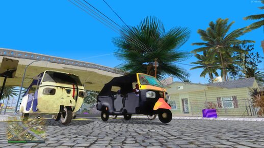 Tuktuk Piaggio Ape Calessino V.2