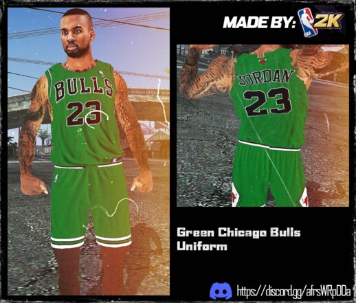 Green Chicago Bulls Uniform