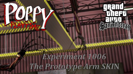 Poppy Playtime The Prototype/Experiment 1006 Arm Skin