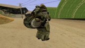 Soldado Rhino con camuflaje de Dirty Bomb