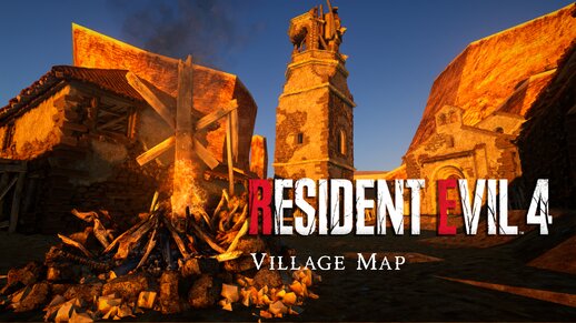 Resident Evil 4 REMAKE Village Map