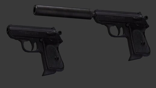 Walter PPK (Lore-friendly, two versions)