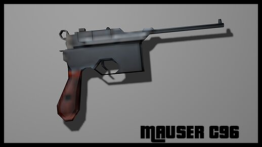 (SA STYLE) Mauser C96 from WWII