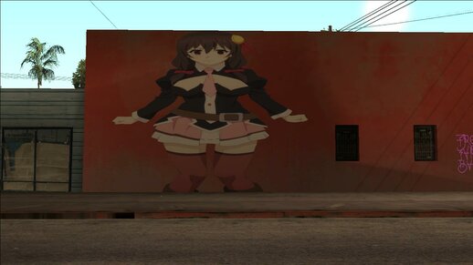 Mural Yunyun Konosuba