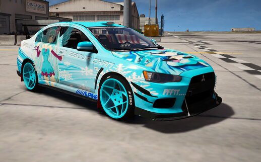 Mitsubishi Lancer Evolution X Koi Chan