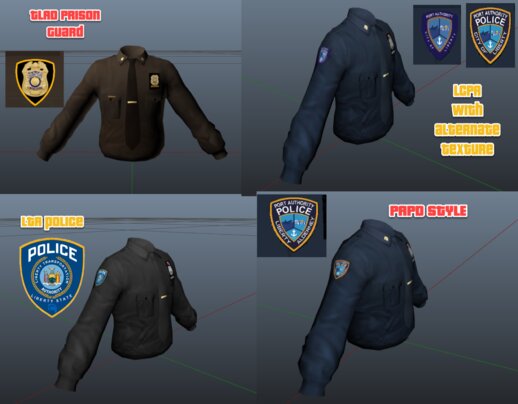 Re-texture Of Cop Disguise For Niko Bellic PART II