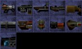 All Weapons from Quake 2 and its Mission Packs