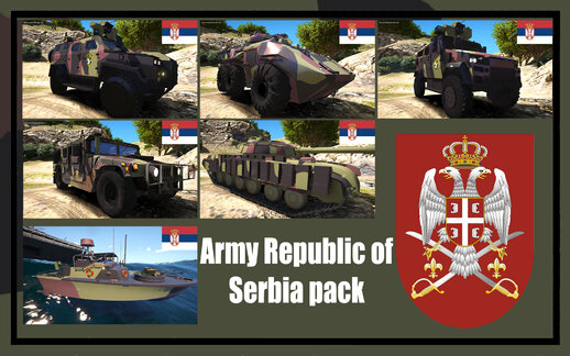 Republic of Serbia: Military vehicles pack - Paket vojnih vozila Vojske Srbije [Replace]