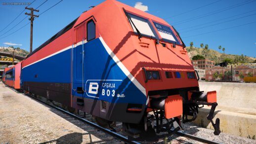 Srbija Voz - Serbian Railway company train [Replace, HQ]