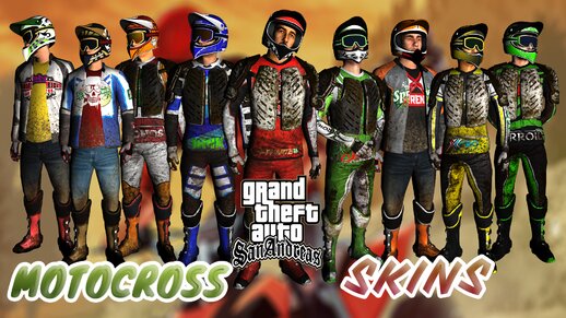 Motocross Skins (GTA5) for SA