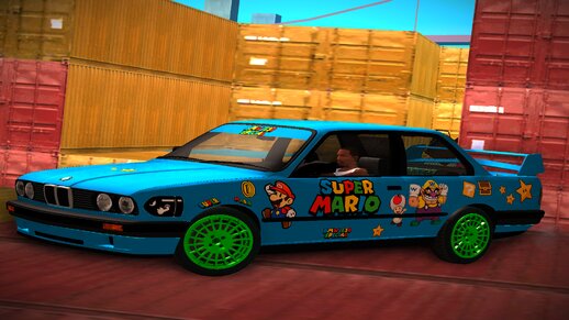 BMW E30 Super Mario Special