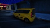 LowPoly Fiat Doblo Taksi Modu