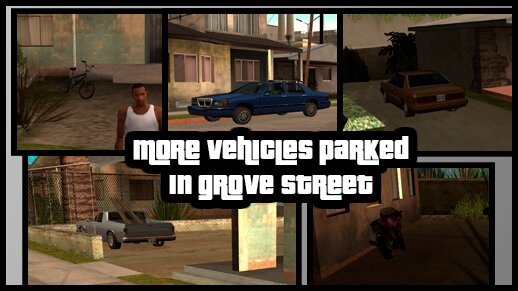 More Vehicles Parked in GS v1.00