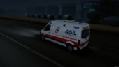 Mercedes Sprinter Asil Acil Yardım Ambulansı Modu