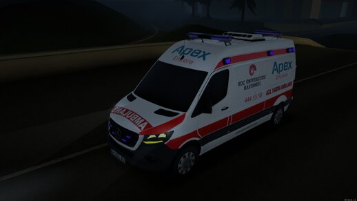 Mercedes Sprinter Apex Acil Yardım Ambulansı Modu