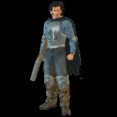 Ash Williams Con Traje Medieval de Evil Dead 3 The Game CON EXPRESIONES FACIALES EN BOCA Y CEJAS