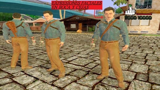 Ash Williams Viejo y mano Biónica Muerto o Zombie de Evil Dead 3 The Game CON EXPRESIONES FACIALES EN BOCA Y CEJAS