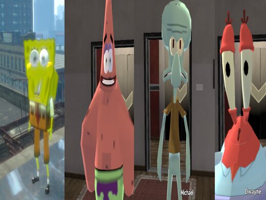 Spongebob Ped Pack V2 [Reworked]