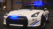 NFSHP: 2009 Nissan GT-R SpecV SCPD [Add-On | NON ELS | Sounds | Template]