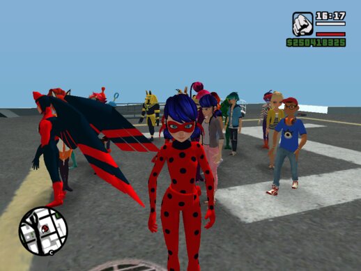 Miraculous Ladybug And Cat Noir Skin Pack Mod