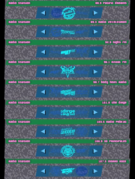 Cyberpunk 2077 Radio Stations
