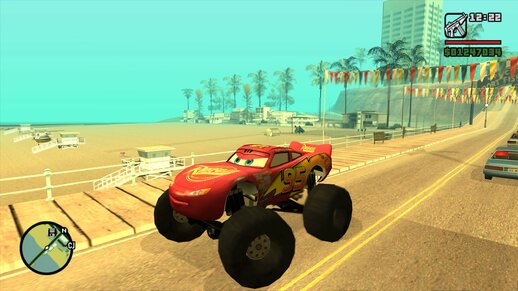 Monster Lightning McQueen (Cars 1 Paintjob)