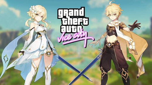 [Genshin Impact] Aether & Lumine (Travelers) for GTA Vice City