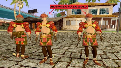 Young Cid Wol de juego Mobius Final Fantasy CON MOVIMIENTO FACIAL EN BOCA