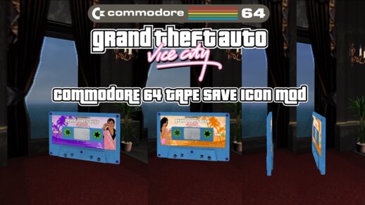 Vice City Commodore 64 Tape Save Icon Mod V2
