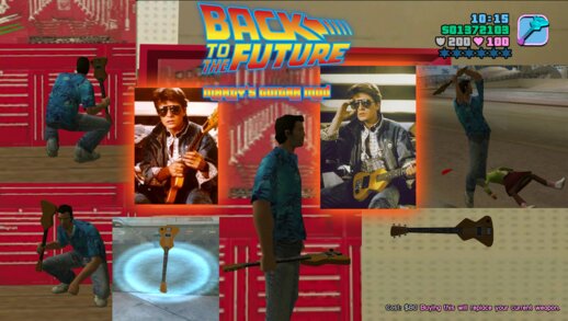Back to the Future Marty's Guitar Mod