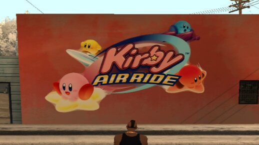 Kirby Air Ride Mural