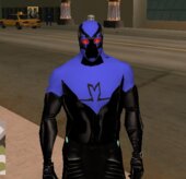 Blue Beetle The Brave and the Bold Gimp Suit  (Not Jaime Reyes Back))