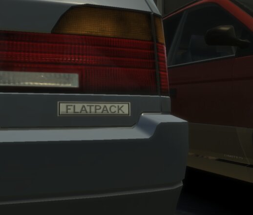 Beta Ingot Flatpack Badge Texture Replace/Add-on car