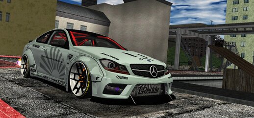 2014 Mercedes C63 Black Series Liberty Walk for Mobile
