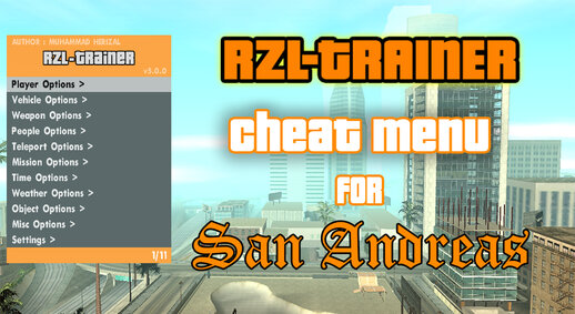 RZL-Trainer v5.0.0 (Cheat Menu)