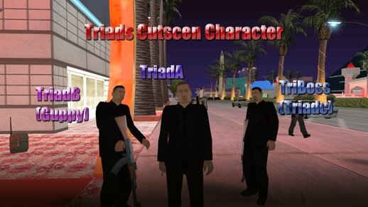 Triads Cutscene Character
