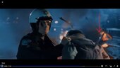 Policía motociclista T-1000 de Terminator 2 el juicio final de Mortal Kombat 1  brazo espada o cuchilla CON EXPRESIONES FACIALES EN BOCA Y CEJAS