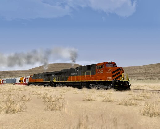 Arcelor Mittal ES44AC with reverse cab