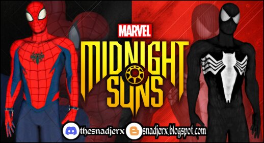 Spider-Man Red and Black Suit (Marvels Midnight Suns)
