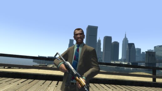 K&L 2: Dog Days Kane's Suit and GTA V Beta Franklin's Blue Suit for Niko