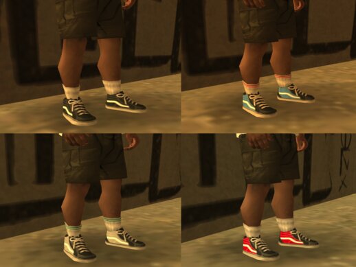 Additional Textures for High-Tops Shoes
